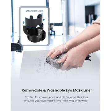 RENPHO Eye Massager for Migraine Relief with Heat