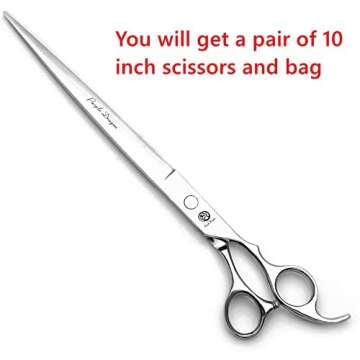 Purple Dragon 5"/5.5"/6"/6.5"/7"/7.5"/8"/9"/10" Sharp Edge Hair Cutting Shears Pet/Puppy/Cat Grooming Scissors with Bag - Perfect for Barber or Dog Groomer