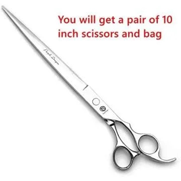 Purple Dragon 5"/5.5"/6"/6.5"/7"/7.5"/8"/9"/10" Sharp Edge Hair Cutting Shears Pet/Puppy/Cat Grooming Scissors with Bag - Perfect for Barber or Dog Groomer