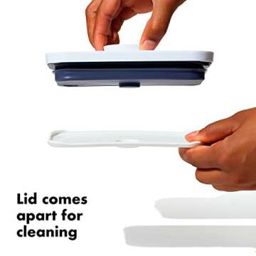 OXO Good Grips Pet POP – 1.1 Qt/1 L | Ideal for up to 1lb of treats | Airtight Dog and Cat Food Storage Container | BPA Free