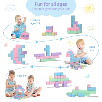 Magnetic Building Blocks for Kids 3-6 STEM Learning Toys