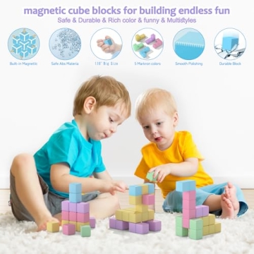 Magnetic Building Blocks for Kids 3-6 STEM Learning Toys