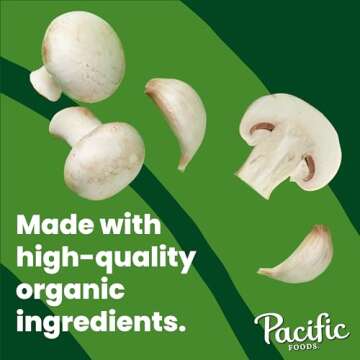 Pacific Foods Organic Mushroom Broth, 32 oz Carton