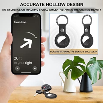 Stylish Suoman AirTag Keyring Protectors | 3 Pack Leather Cases