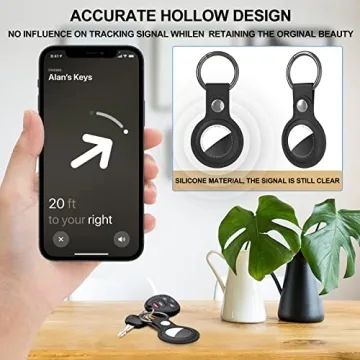 Stylish Suoman AirTag Keyring Protectors | 3 Pack Leather Cases