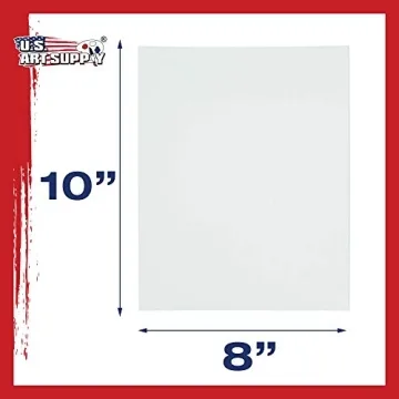 US Art Supply 24-Pack Quality Canvas Panels for Artists