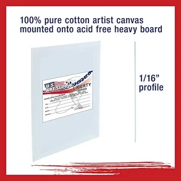US Art Supply 24-Pack Quality Canvas Panels for Artists