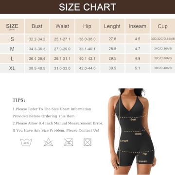 YEOREO Sexy Tummy Control Jumpsuit for Women