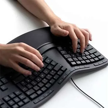 Ergonomic Microsoft Keyboard and Mouse Combo for Comfort