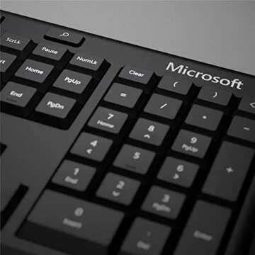 Ergonomic Microsoft Keyboard and Mouse Combo for Comfort