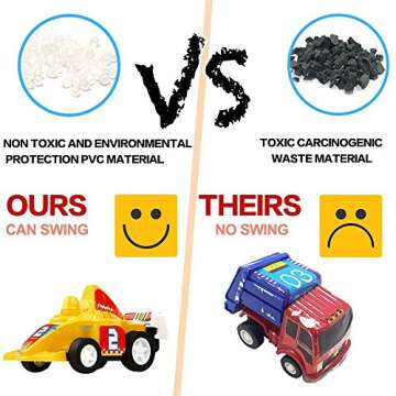 Friday Toys 3-5 Year Old Boys, Mini Toy Cars 3-6 Year Old Boys 12 Pack Construction Pull Back Cars Christmas Best Gifts Stocking Stuffer 3-6 Year Old Boys Halloween FDUSC12C