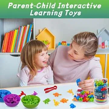 Counting Dinosaurs Toy for Kids Learning Colors & Math