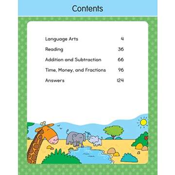 The Summer Before Third Grade Workbook School Bridging Second to Third Grade Ages 8 - 9: 75+ Activities, Reading, Language Arts, Addition, Subtraction, Time, Money, and Fractions (Gold Stars Series)