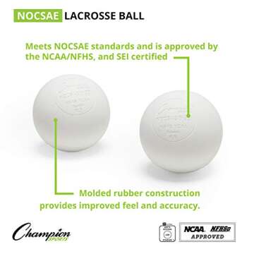 Champion Sports Colored Lacrosse Balls: Professional & Vibrant for All Ages
