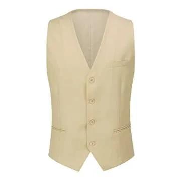 YFFUSHI Men's Slim Fit 3 Piece Suit for All Occasions