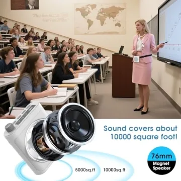 15W Wireless Voice Amplifier for Teachers and Guides