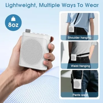 15W Wireless Voice Amplifier for Teachers and Guides