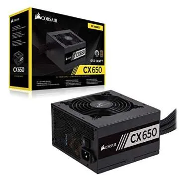 CORSAIR CX Series 650 Watt 80+ Bronze Certified Non-Modular Power Supply