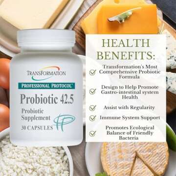 TRANSFORMATION THE GENESIS OF GOOD HEALTH Enzyme Probiotic 42.5 Supplement for Healthy intestinal Ba...