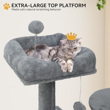 YITAHOME 75in Cat Tree Tower - Cat Furniture with Scratching Posts