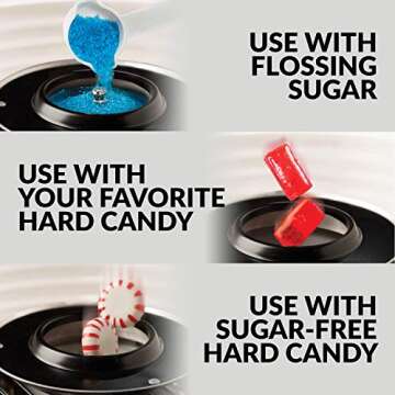 Nostalgia Cotton Candy Machine – Fun for Kids & Families