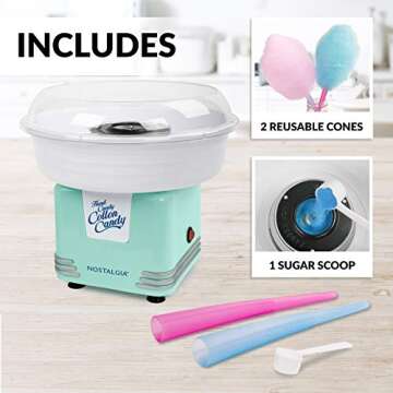 Nostalgia Cotton Candy Machine – Fun for Kids & Families