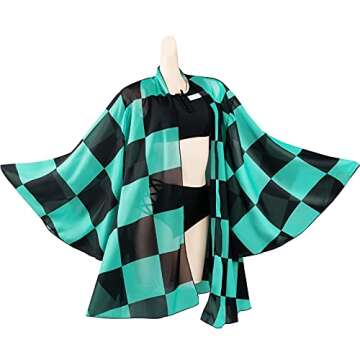 Roocnie Womens Anime Swimsuit Bikini Green Summer Bathing Suit Cosplay Costume