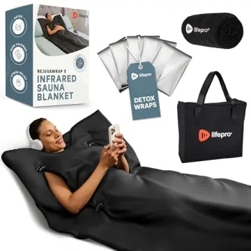 LifePro Rejuvawrap X Infrared Sauna Blanket - Portable and Effective Spa Relaxation