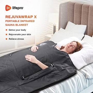LifePro Rejuvawrap X Infrared Sauna Blanket for Home Relaxation