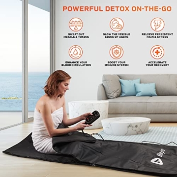 LifePro Rejuvawrap X Infrared Sauna Blanket for Home Relaxation