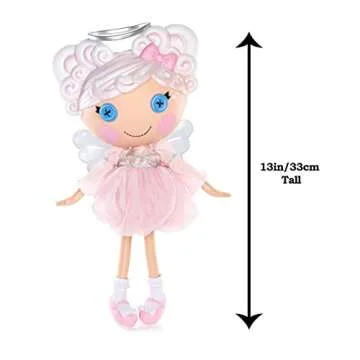Lalaloopsy - Cloud E. Sky & Pet Poodle, 13" Angel Doll with White Hair, Halo, Wings, Pink Outfit & Accessories, Reusable House Playset- Gifts for Kids, Toys for Girls Ages 3 4 5+ to 103 Years