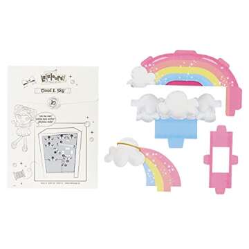 Lalaloopsy - Cloud E. Sky & Pet Poodle, 13" Angel Doll with White Hair, Halo, Wings, Pink Outfit & Accessories, Reusable House Playset- Gifts for Kids, Toys for Girls Ages 3 4 5+ to 103 Years