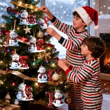 Personalized Snowman Christmas Ornaments for Holiday Cheer
