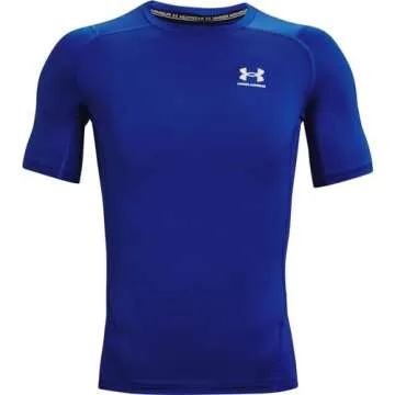 Under Armour Men's HeatGear Compression Tee, Royal Blue