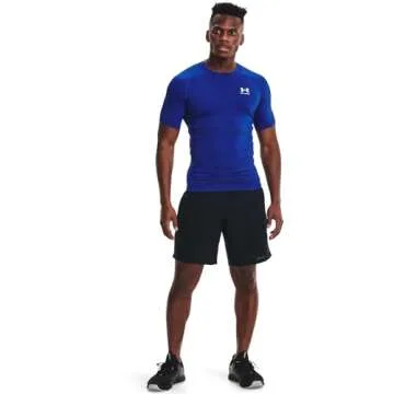 Under Armour Men's HeatGear Compression Tee, Royal Blue