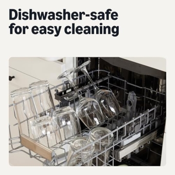 Amazon Basics 14 oz Stemless White Wine Glass Set of 4