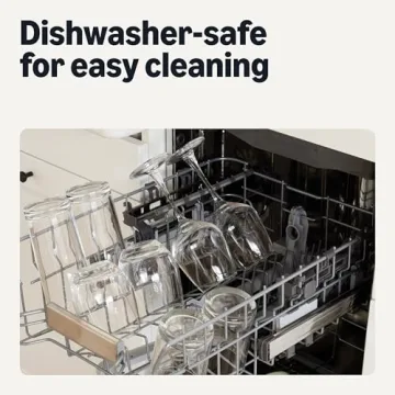 Amazon Basics 14 oz Stemless White Wine Glass Set of 4