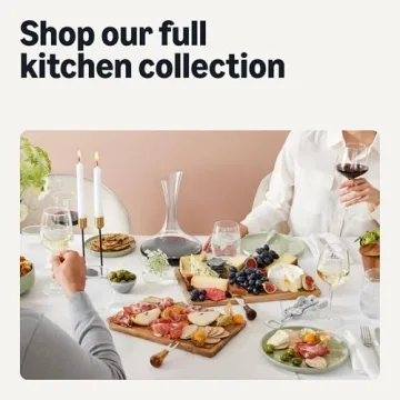 Amazon Basics 14 oz Stemless White Wine Glass Set of 4