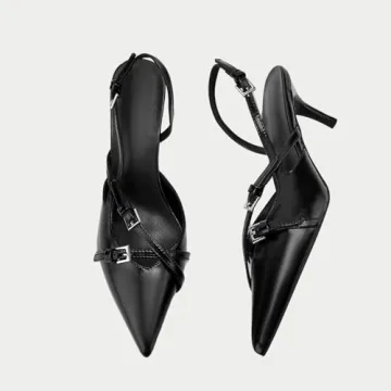 Elegant Yishaweiqi Slingback Kitten Heels for Women