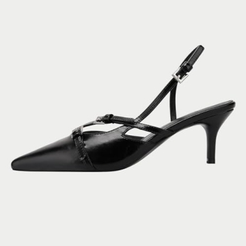 Elegant Yishaweiqi Slingback Kitten Heels for Women