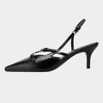 Elegant Yishaweiqi Slingback Kitten Heels for Women