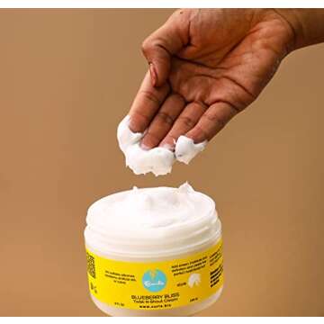 Curls Blueberry Bliss Twist-N-Shout Cream - 8 oz, for the Perfect Twist Outs and Braid Outs, for All Natural Types, Adds Sheen, Moisture, and Definition to Hair