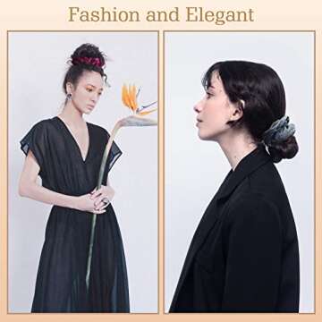 Stylish 12 Pcs Velvet Hair Scrunchies for Women