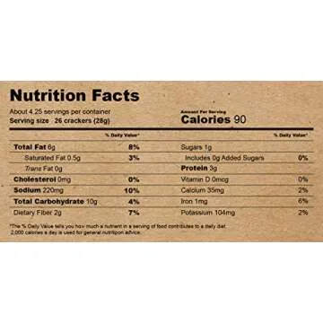 Buy Delicious HU KITCHEN Sea Salt Crackers - Healthy Snack