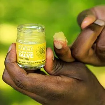 Ora's Amazing Herbal Touchy Skin Salve, Eczema Cream For Kids and Adults, Hand Cream For Dry Cracked Hands and Body, Natural Itch Relief, Dermatitis, Calendula Ointment with Coconut Oil, 1 oz