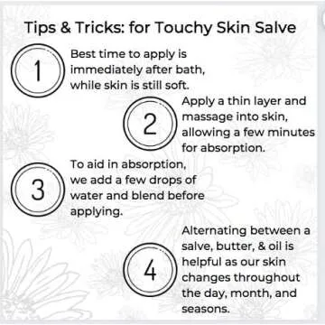 Ora's Amazing Herbal Touchy Skin Salve, Eczema Cream For Kids and Adults, Hand Cream For Dry Cracked Hands and Body, Natural Itch Relief, Dermatitis, Calendula Ointment with Coconut Oil, 1 oz