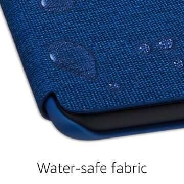 Kindle Paperwhite Water-Safe Cover in Marine Blue