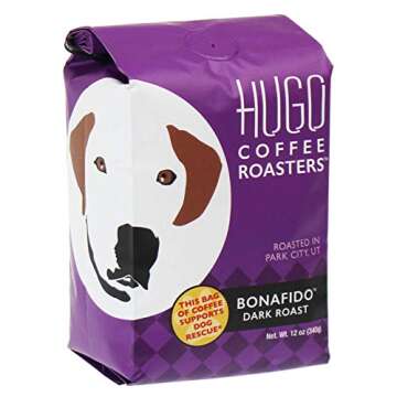Hugo Coffee Dark Roast Bundle - Save Dogs with Every Cup