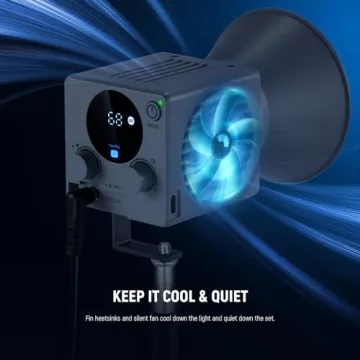 NEEWER HS60B Mini LED Video Light with App Control and RGB Effects