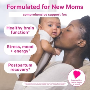 Pink Stork Total Postnatal Vitamins for New Moms 1 Month Supply